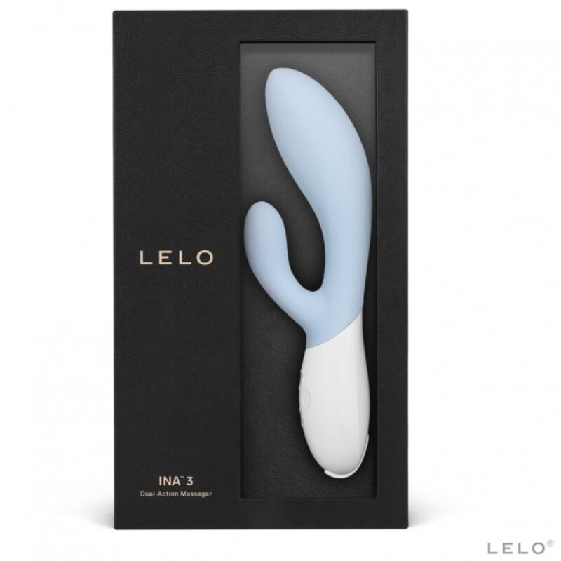 Ina 3 - Vibromasseur rabbit point G et clitoris - Bleu