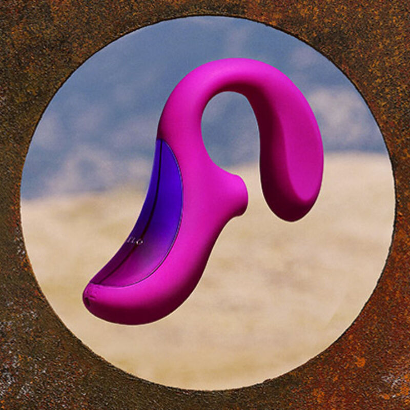 Enigma Cruise - Vibromasseur sonique à stimulation double - Rose profond