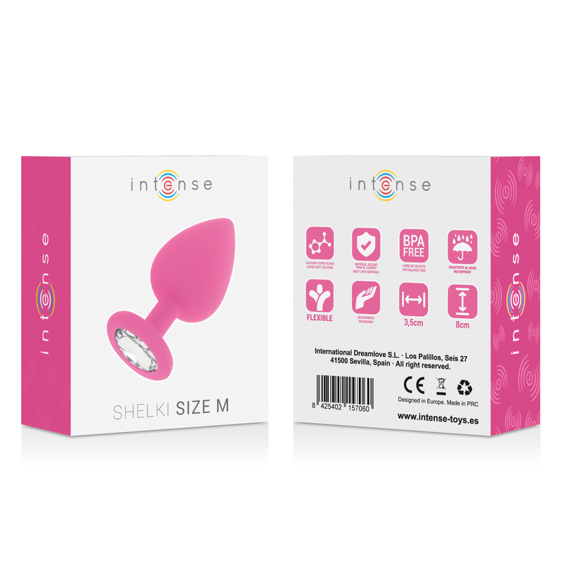 Shelki - Plug anal - Fuschia - Medium