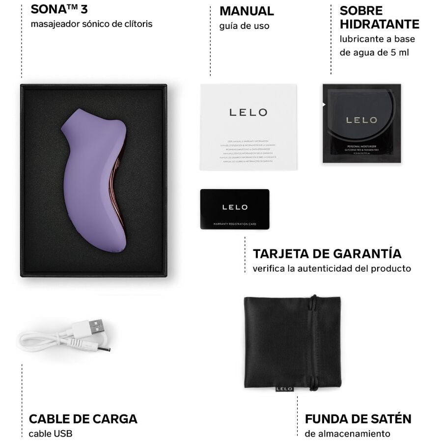 Sona 3 - Stimulateur clitoridien sonique - Violet