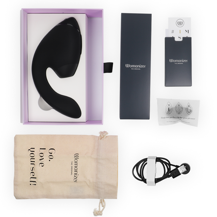 Womanizer Next Duo - Stimulateur clitoris et point G - Noir