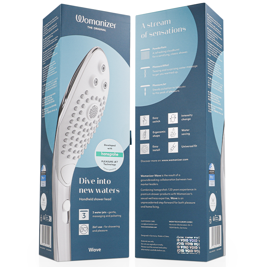 Womanizer Wave - Stimulateur douche - Chrome