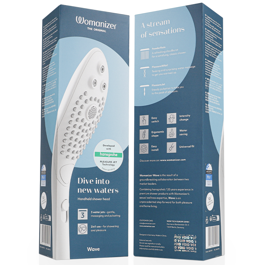 Womanizer Wave - Stimulateur douche - Blanc