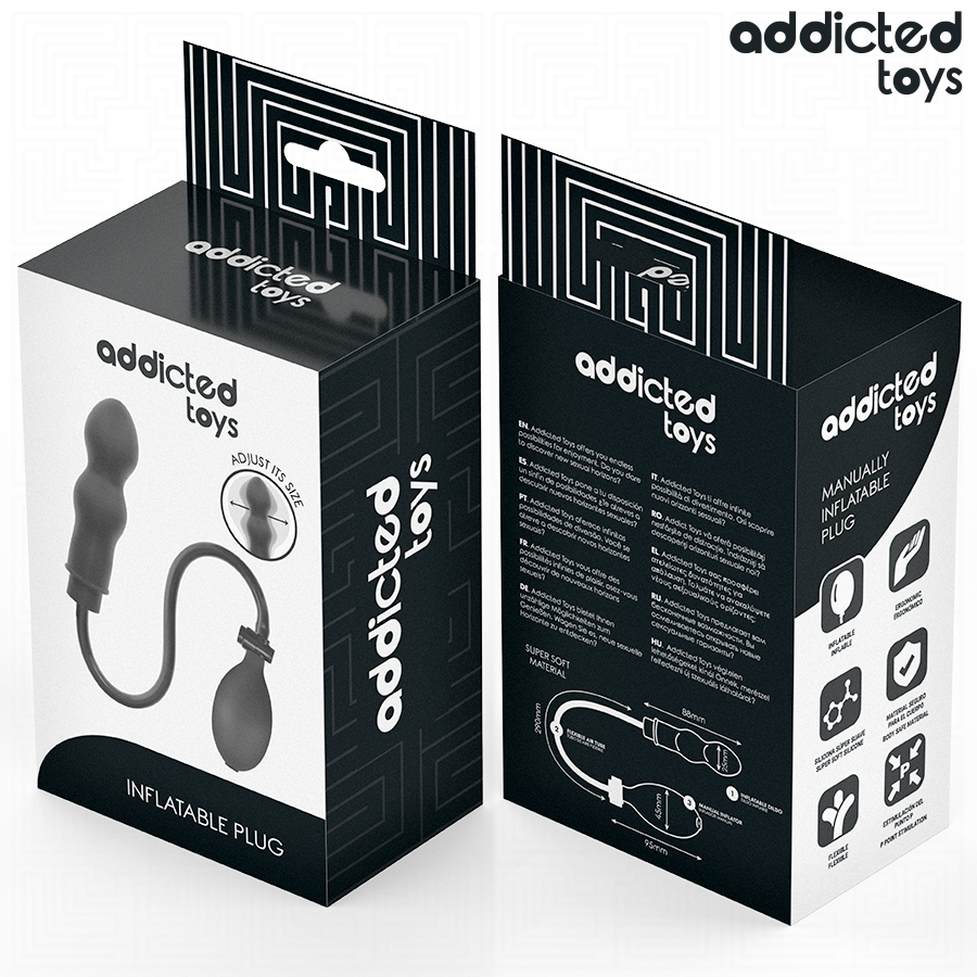 ADDICTED TOYS - PLUG ANAL GONFLABLE MODÈLE 1