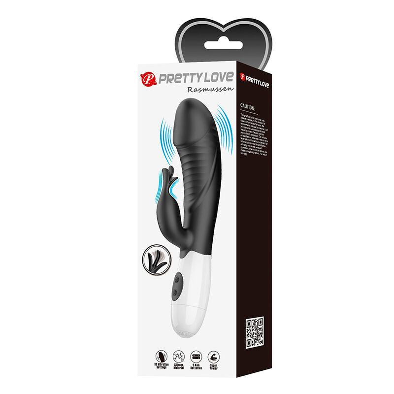 PRETTY LOVE - RASMUSSEN VIBRATEUR LAPIN 30 FONCTIONS NOIR