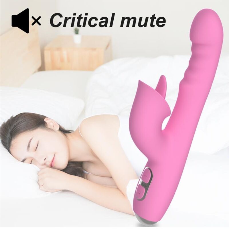NALONE - T-MAY VIBRATEUR LAPIN MAGIC STICK ROSE