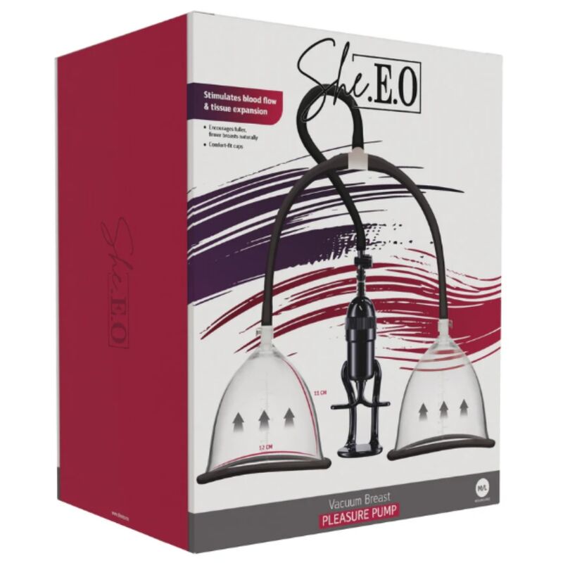 SHE.E.O - POMPE À VIDE POUR LES SEINS M/L