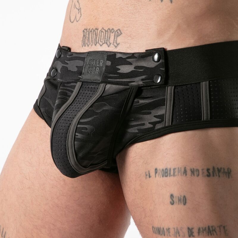 LOCKER GEAR - SLIP MILITAIRE COMPLET NOIR L