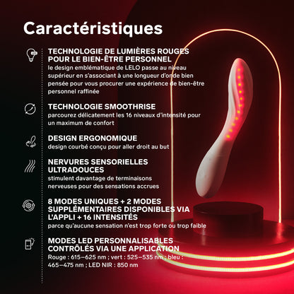 Mona Spectra - Vibromasseur point G connecté à led