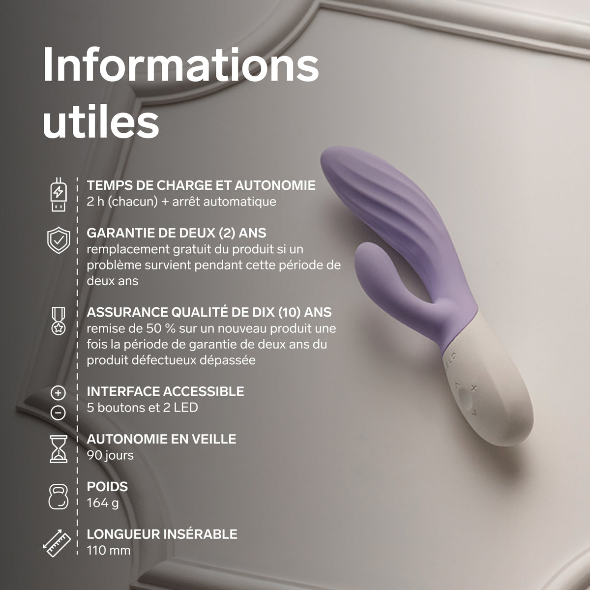 Lelo Ina Twist - Vibromasseur clitoridien et point G - Turquoise