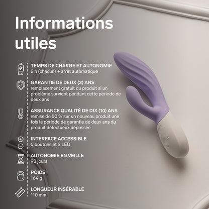 Lelo Ina Twist - Vibromasseur clitoridien et point G - Turquoise