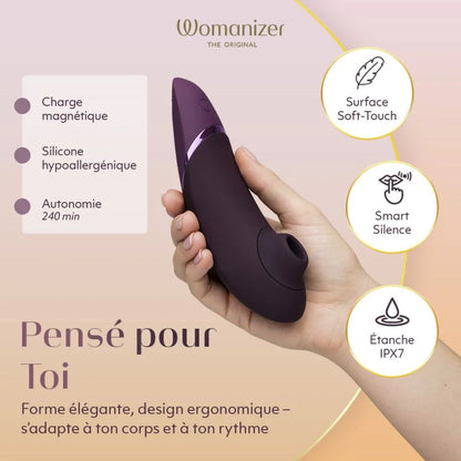 Womanizer Next - Stimulateur clitoridien - Violet foncé