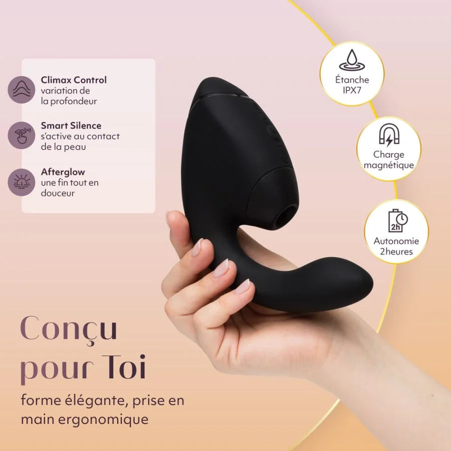 Womanizer Next Duo - Stimulateur clitoris et point G - Noir