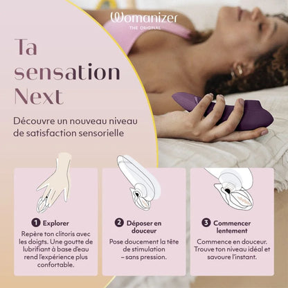 Womanizer Next - Stimulateur clitoridien - Violet foncé