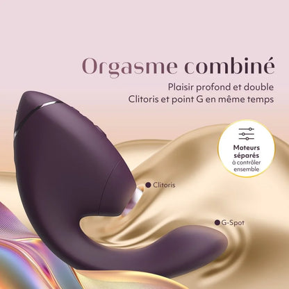 Womanizer Next Duo - Stimulateur clitoris et point G - Violet foncé