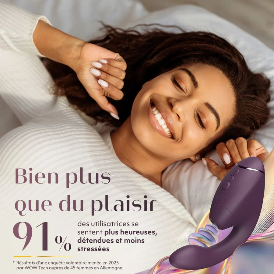 Womanizer Next Duo - Stimulateur clitoris et point G - Violet foncé