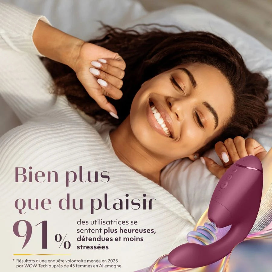 Womanizer Next Duo - Stimulateur clitoris et point G - Rose intense