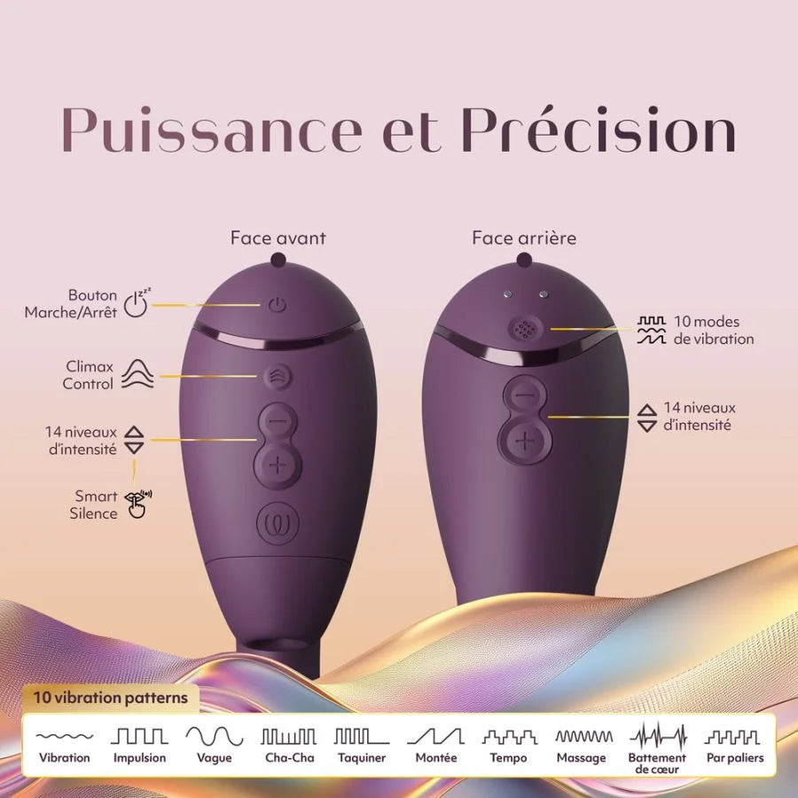 Womanizer Next Duo - Stimulateur clitoris et point G - Violet foncé