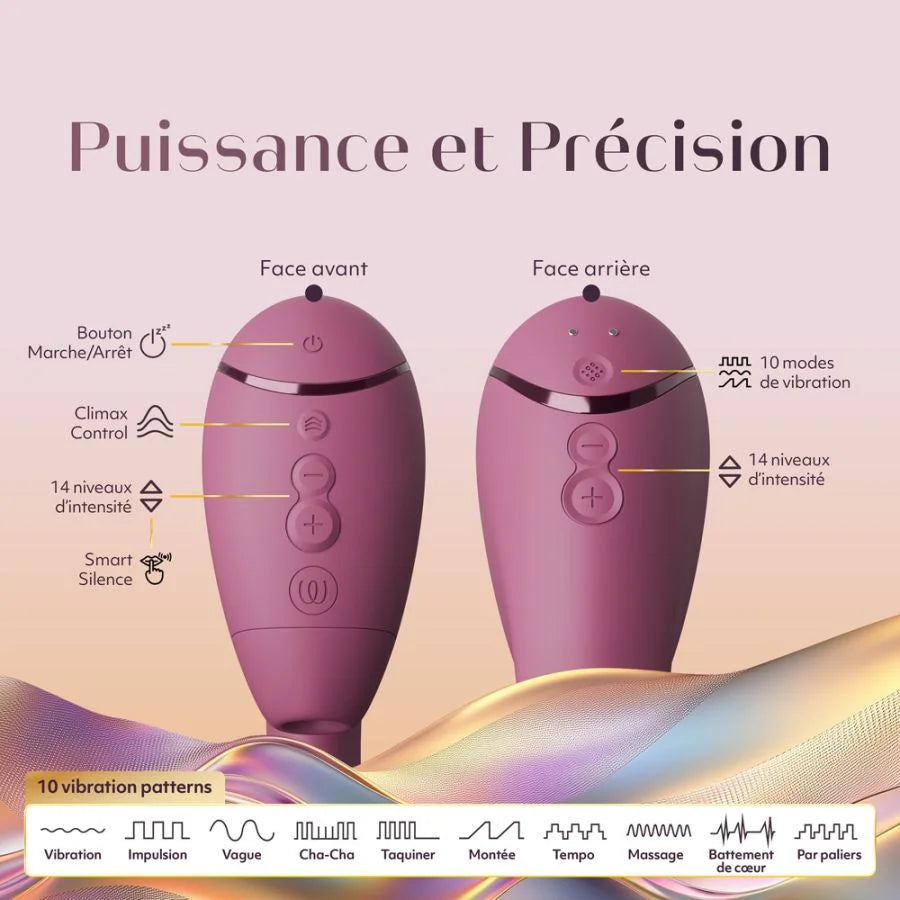 Womanizer Next Duo - Stimulateur clitoris et point G - Rose intense