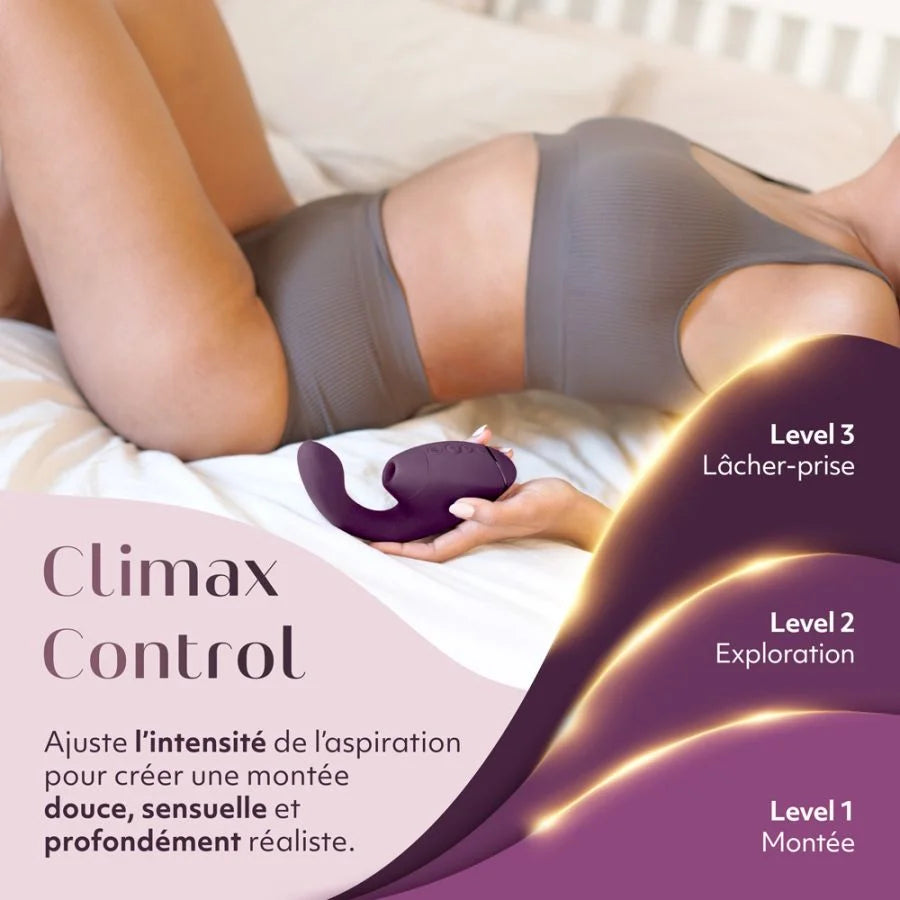 Womanizer Next Duo - Stimulateur clitoris et point G - Violet foncé
