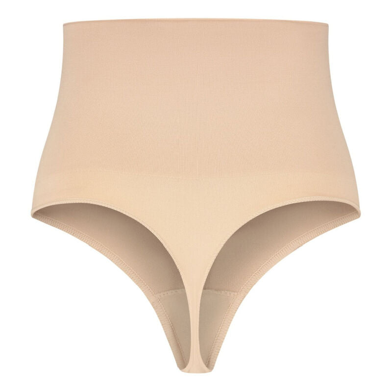 BYE-BRA - FAONNEUR SANS POINTS STYLE STRING BEIGE TAILLE S
