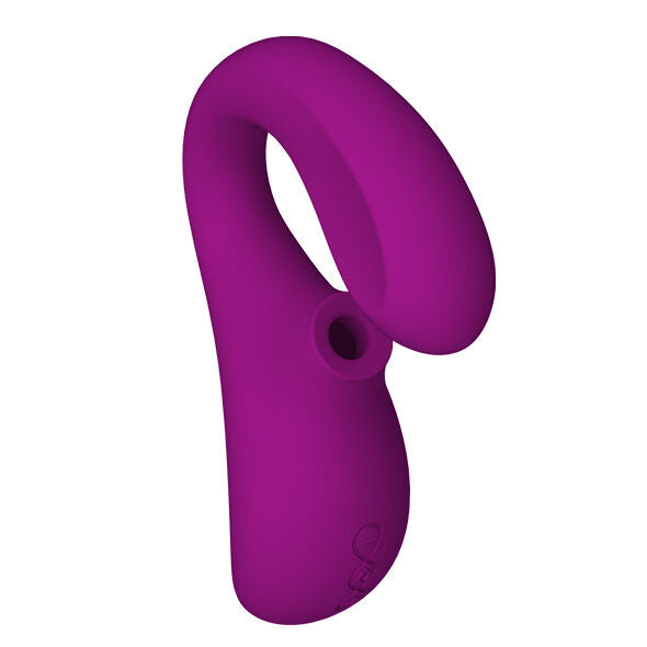 Enigma - Stimulateur sonique à stimulation double - Rose profond