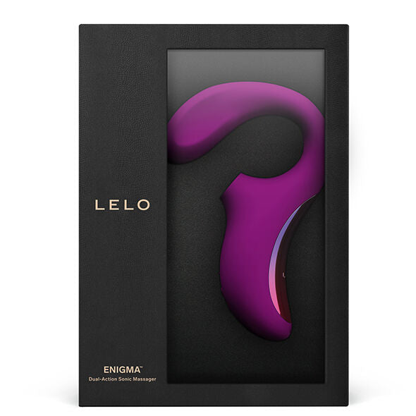 Enigma - Stimulateur sonique à stimulation double - Rose profond