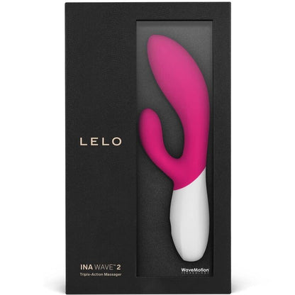Ina Wave 2 - Vibromasseur rabbit point G et clitoris - Rose profond