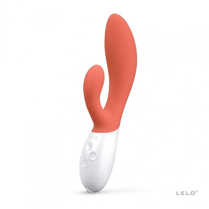 Ina 3 - Vibromasseur rabbit point G et clitoris - Orange