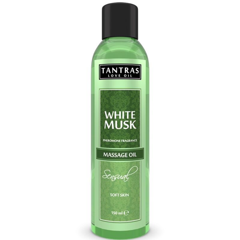 INTIMATELINE - HUILE DAMOUR TANTRAS MUSC BLANC 150 ML