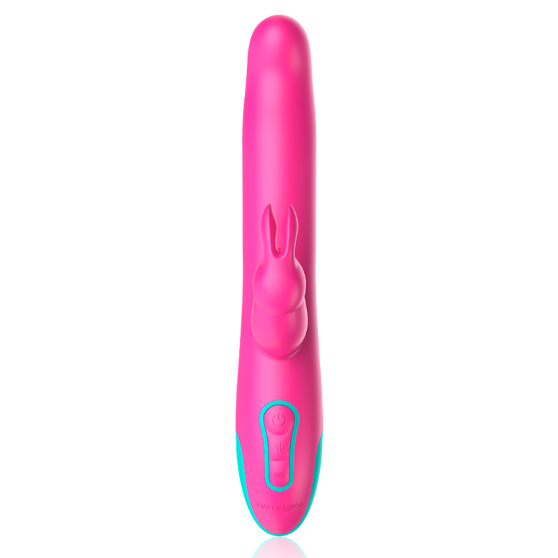 HAPPY LOKY - PLUTO VIBROMASSEUR RABBIT ET ROTATIF + TÉLÉCOMMANDE WATCHME