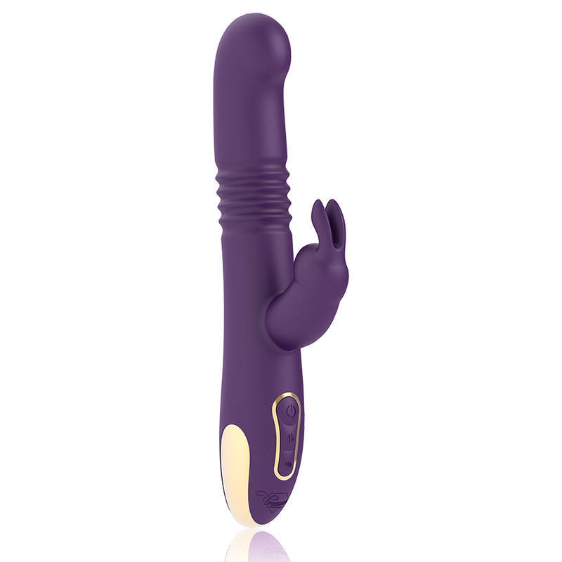 TREASURE - BASTIAN VIBROMASSEUR RABBIT UP & DOWN ROTATIF ET VIBRANT + TÉLÉCOMMANDE WATCHME