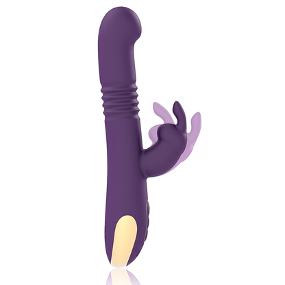 TREASURE - BASTIAN VIBROMASSEUR RABBIT UP & DOWN ROTATIF ET VIBRANT + TÉLÉCOMMANDE WATCHME