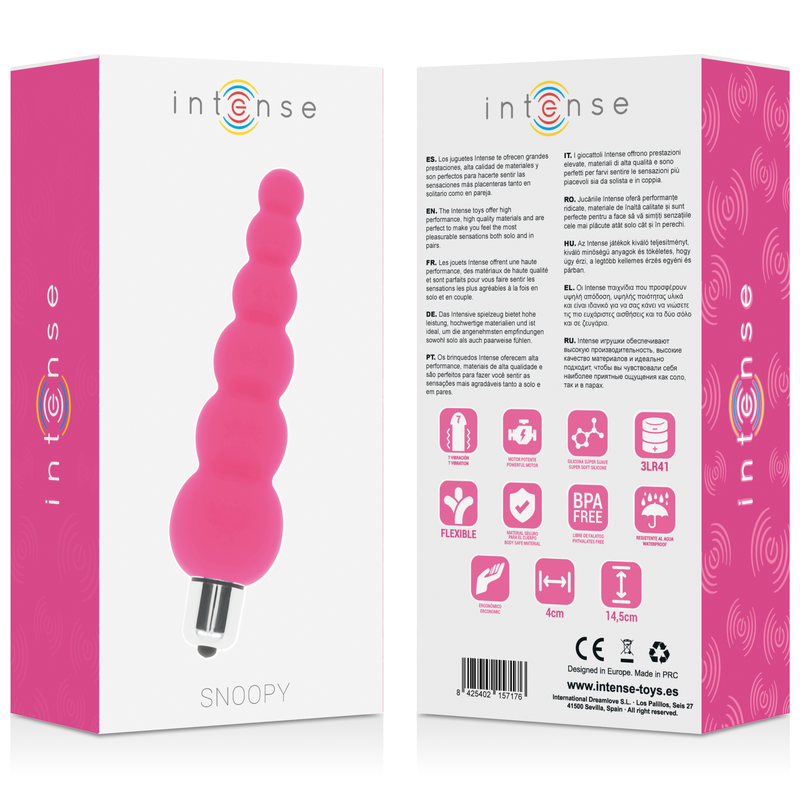 Snoopy - Stimulateur 7 vitesses - Rose