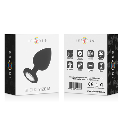 Shelki - Plug anal - Noir - Medium