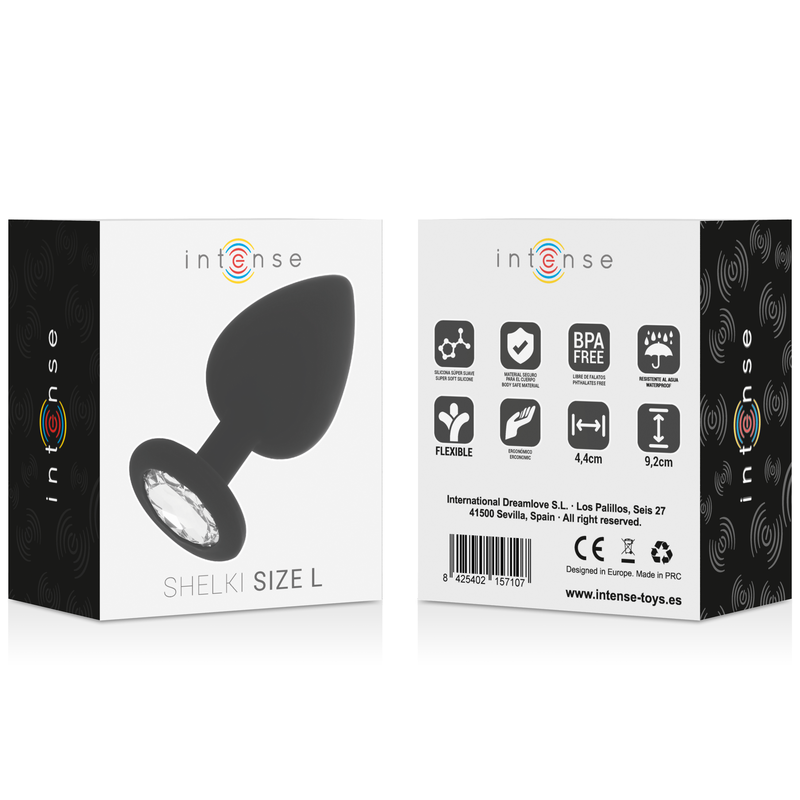Shelki - Plug anal - Noir - Large