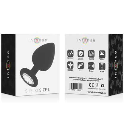 Shelki - Plug anal - Noir - Large