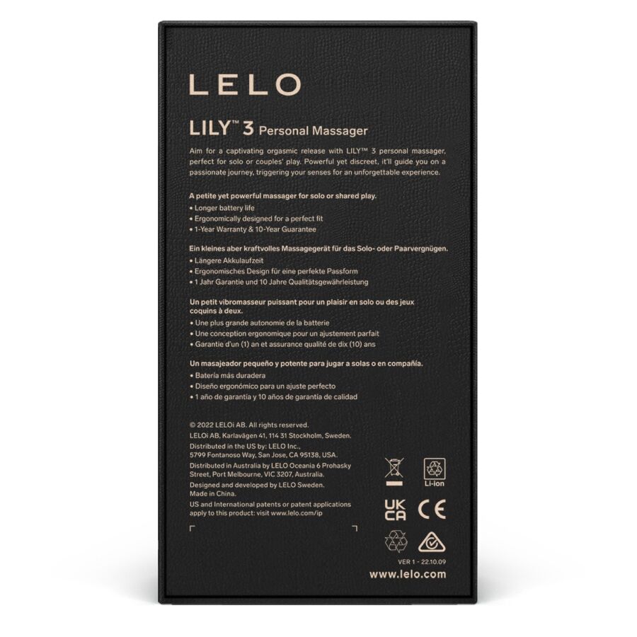 Lily 3 - Mini vibromasseur clitoridien - Violet