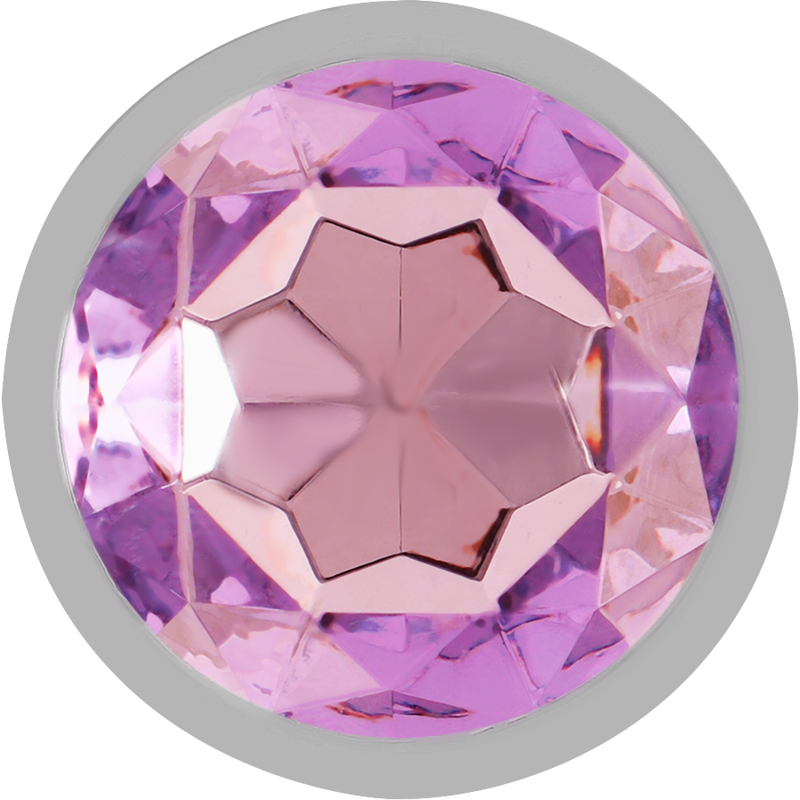 Plug anal métal - cristal violet - Small