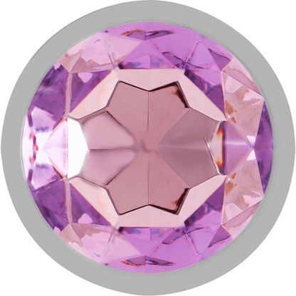 Plug anal métal - cristal violet - Small