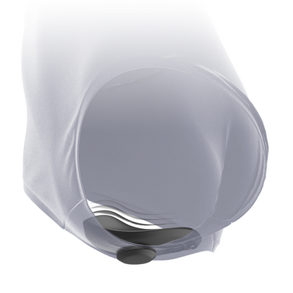 BLACK&SILVER - CULOTTE VIBRANTE RECHARGEABLE EN SILICONE PRESTON NOIRE