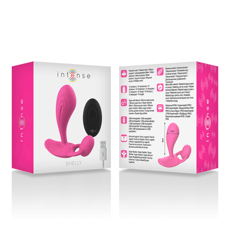Shelly - Plug anal télécommandé - Rose