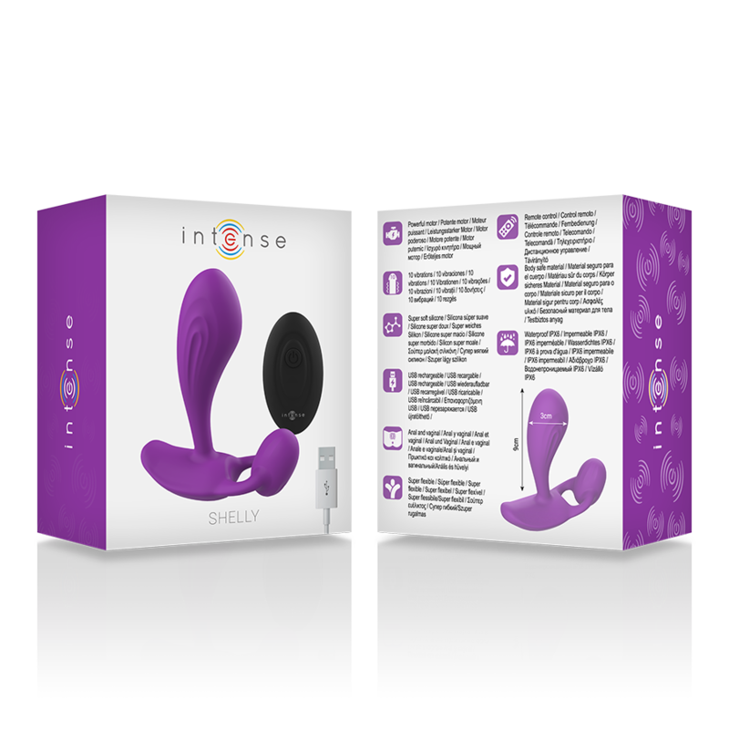 Shelly - Plug anal télécommandé - Fuschia