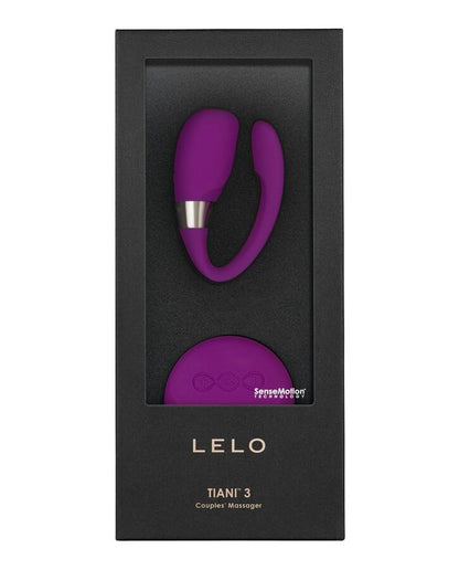 Tiani 3 - Stimulateur connecté pour couples - Rose profond