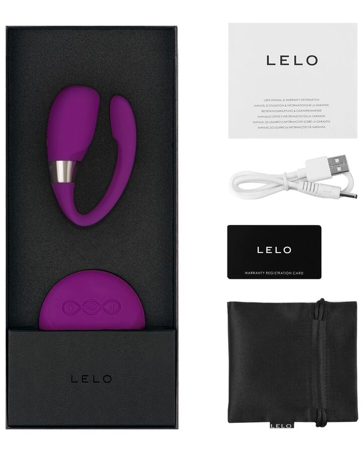 Tiani 3 - Stimulateur connecté pour couples - Rose profond