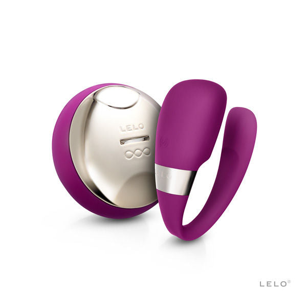 Tiani 3 - Stimulateur connecté pour couples - Rose profond