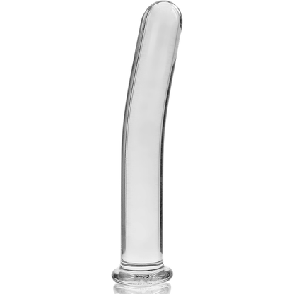 NEBULA SERIES BY IBIZA - MODÈLE 9 GODE EN VERRE BOROSILICATE CLAIR 15.5 CM -O- 2.5 CM