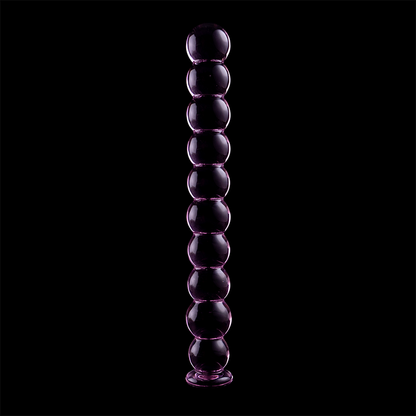 NEBULA SERIES BY IBIZA - MODÈLE 22 GODE EN VERRE BOROSILICATE ROSE 21.5 CM -O- 2.5 CM