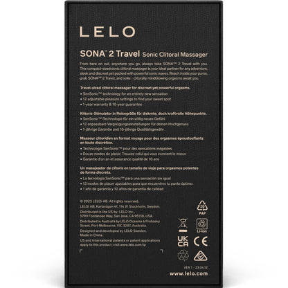 Sona 2 Travel - Stimulateur clitoridien sonique - Rose