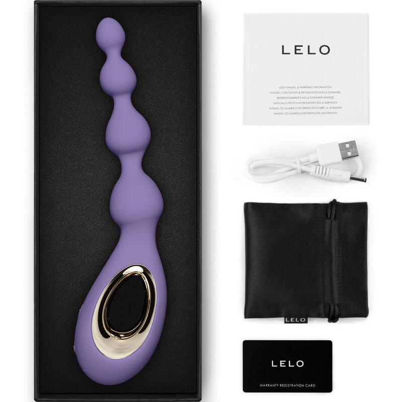 Lelo Soraya Beads - Chapelet anal vibrant - Violet
